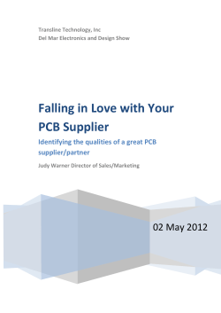 Falling in Love with Your PCB Supplier