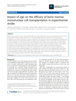 Impact of age on the efficacy of bone marrow mononuclear cell