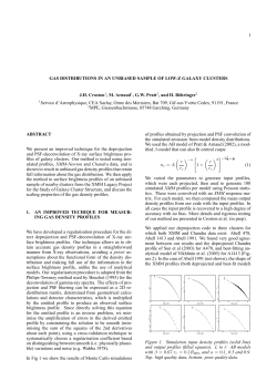 1 GAS DISTRIBUTIONS IN AN UNBIASED SAMPLE OF