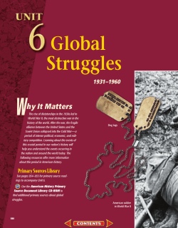 Chapter 19: A World in Flames, 1931-1941