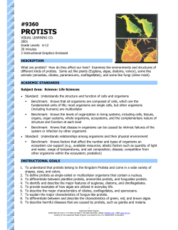 9360 PROTISTS - Captioned Media Program