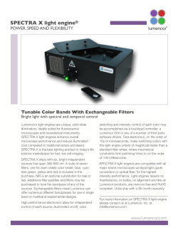 SPECTRA X from lumencor
