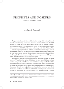 prophets and poseurs