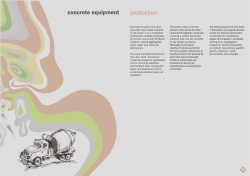 concrete equipment production