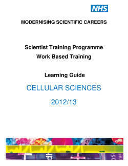 Cellular Sciences