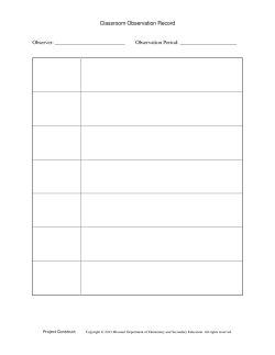 Assessment Forms from Revised Framework