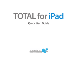 TOTAL for iPad