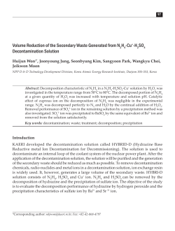 Cu+-H SO Decontamination Solution