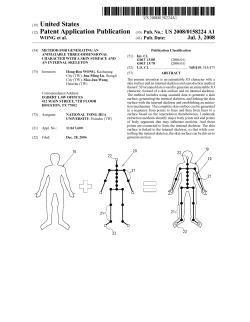 Method for generating an animatable three