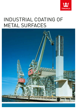 industrial coating of metal surfaces