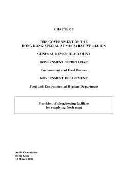 CHAPTER 2 THE GOVERNMENT OF THE HONG KONG SPECIAL