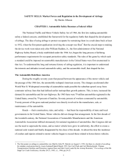 SAFETY SELLS: Chapter 1