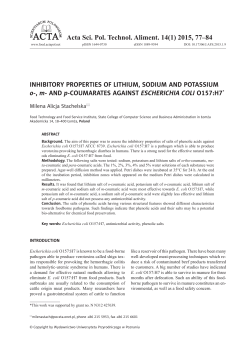 Inhibitory properties of lithium, sodium