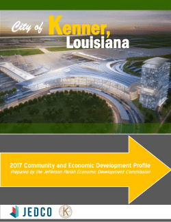 City of Kenner - Jefferson Parish Economic Development Commission
