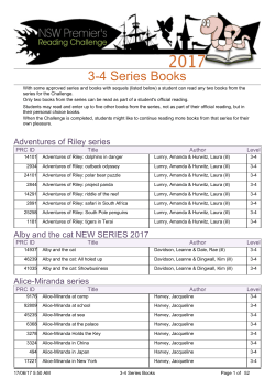 3-4 Series Books
