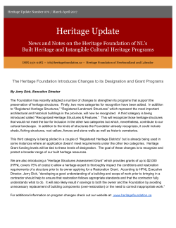 the article - Clarenville Heritage Society