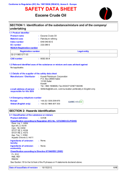Eocene Crude Oil - Kuwait Petroleum Corporation