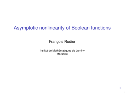 Asymptotic nonlinearity of Boolean functions