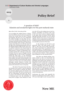 Islamists and secularists fight over the post