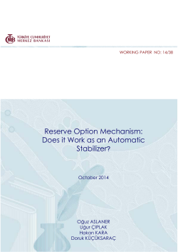 Reserve Option Mechanism: Does it Work as an Automatic Stabilizer?