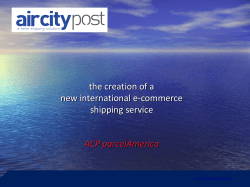 Presentation - AirCityPost