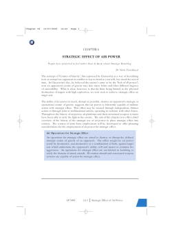 strategic effect of air power