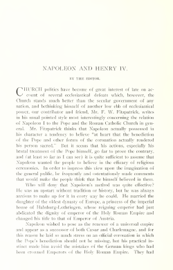 Napoleon and Henry IV. (Illustrated.)