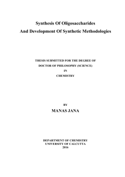 Synthesis of trisaccharide and a tetrasaccharide repeating unit