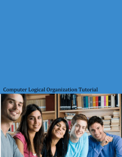 Computer Logical Organization Tutorial