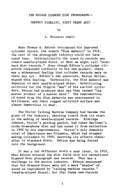 the edison diamond disc phonograph