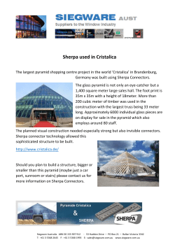 Sherpa used in Cristalica