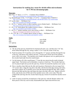 Instructions for making lazy susan for shrink