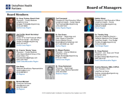 Board of Managers - UnityPoint Health