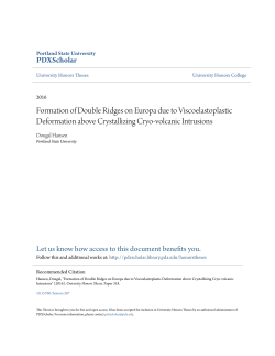 Formation of Double Ridges on Europa due to