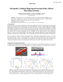Maximally Confined High-Speed Second