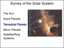 Survey of the Solar System
