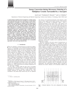 Energy Conversion during Microwav - Technion