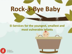 Rock-a-Bye Baby - UCP of Alabama