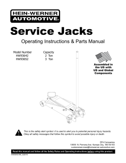 Service Jacks - Ohio Power Tool
