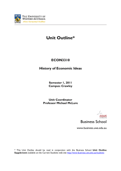 ECON3310 Unit Outline_Final