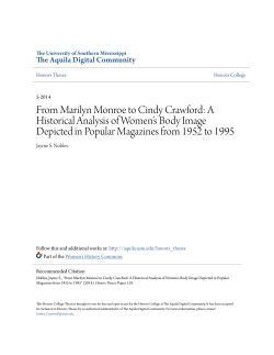 From Marilyn Monroe to Cindy Crawford