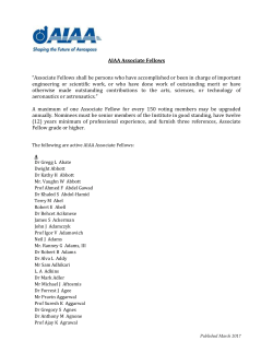 Associate Fellow Roster