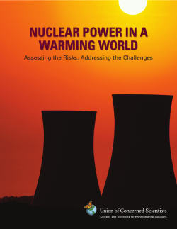NUCLEAR POWER IN A WARMING WORLD