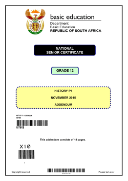 NATIONAL SENIOR CERTIFICATE GRADE 12