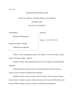 PEOPLE v. WHITE | FindLaw