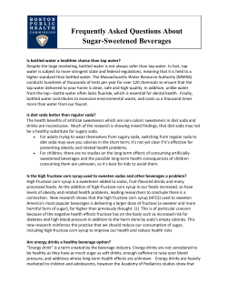 Frequently Asked Questions About Sugar