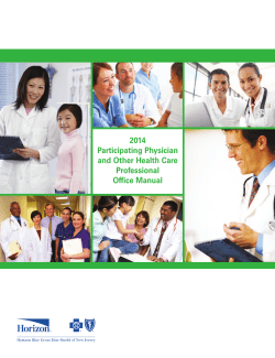 Products - Horizon Blue Cross Blue Shield