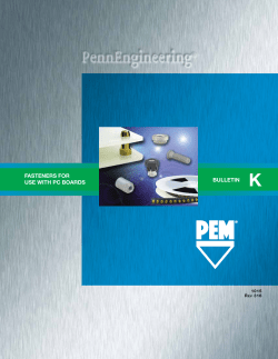 Fasteners For Use In or With PC Boards