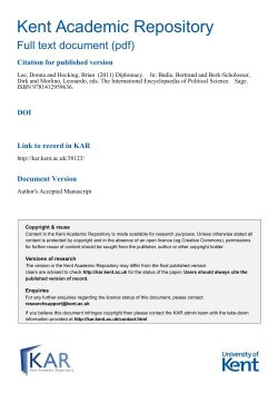 Diplomacy - Kent Academic Repository