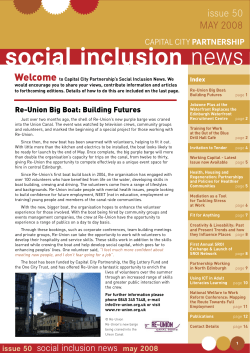 SIN 50.indd - Capital City Partnership